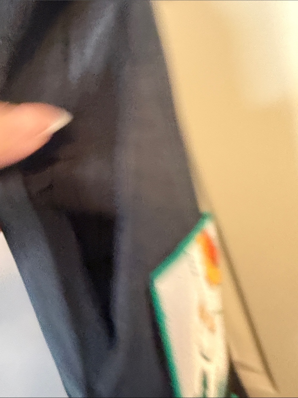 Free People Black Patched Jogger Pants with Multicolor Patches - Picture 13 of 16